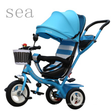 steel frame new model kids toy tricycles bike/steel plastic tricycle kids bike/sunshade tricycle for children